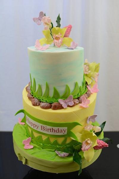 Easter Birthday Cake - Cake by Sugarpixy