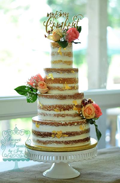 Naked Wedding - Cake by Joy Thompson at Sweet Treats by Joy