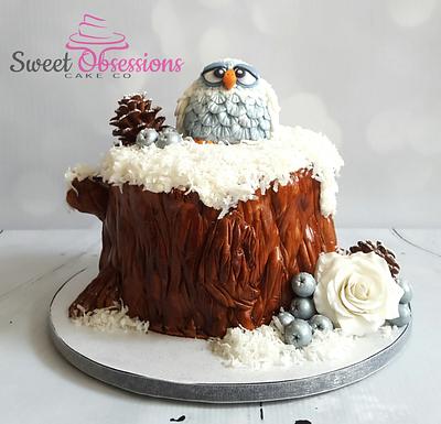 winter cake - Cake by Sweet Obsessions Cake Co