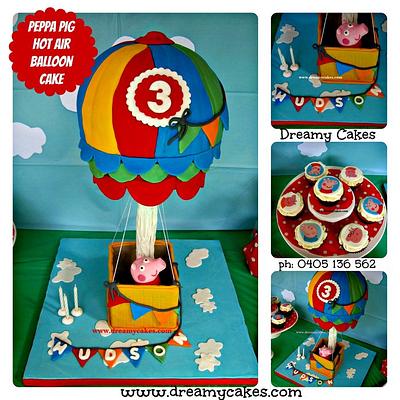 Peppa Pig Hot Air Balloon Cake - Cake by Robyn