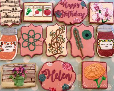 Birthday Cookies - Cake by CookiesByCourtney