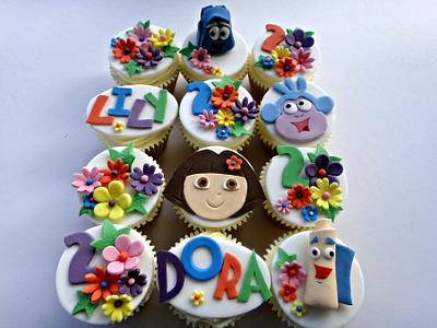 Dora, Lily and Friends - Cake by Truly Madly Sweetly Cupcakes