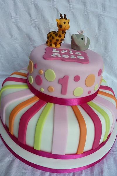 Dairy free 1st birthday cake - Cake by Beccy Samworth