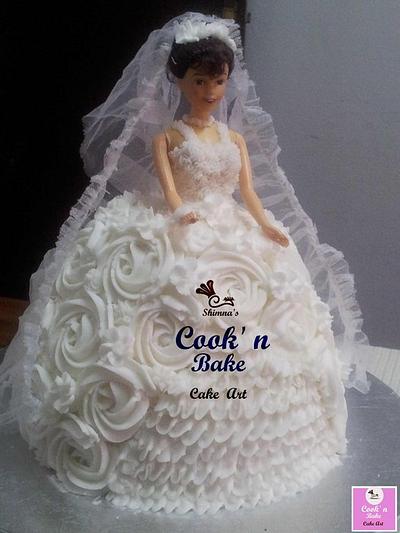 Bridal barbie cake... - Cake by Shimna Abdul Majeed