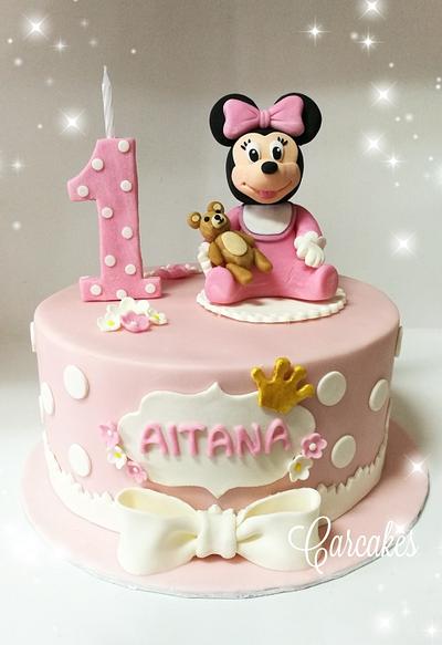 Minnie bebé!!! - Cake by Carcakes