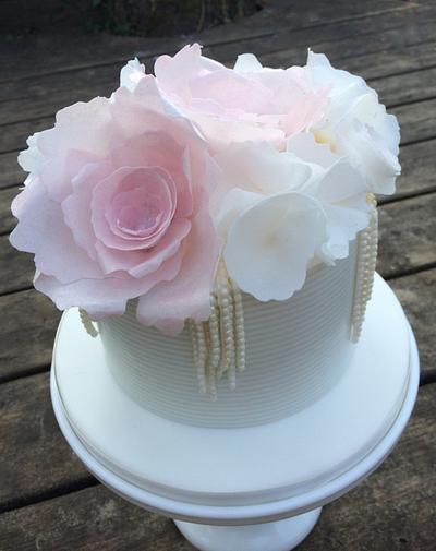 Wafer Paper Cake - Cake by S K Cakes