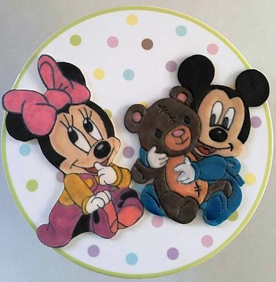 baby Mickey & Minnie - Cake by caroline