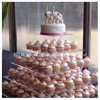 Wedding cupcake tower - Cake by Andrea Cima