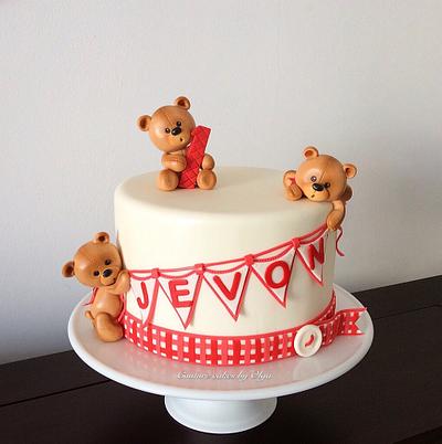 Teddies cake - Cake by Couture cakes by Olga