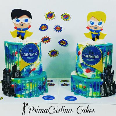 Superhero cake for NICU Babies - Cake by PrimaCristina