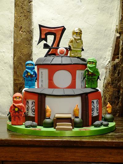 Ninjago Fire Temple cake - Cake by Angel Cake Design