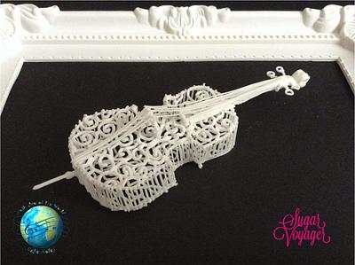 Bass Fiddle - Music Around the World Collab - Cake by sugar voyager