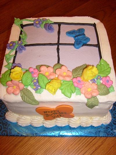 Flower Box - Cake by Pamela