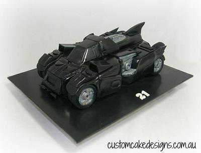 Batman Arkham Knight Car - Cake by Custom Cake Designs