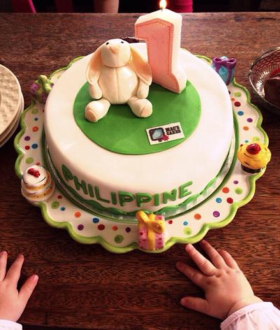Bunny Birthday cake - Cake by Mac's Cakes