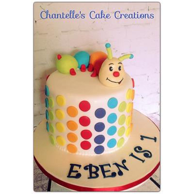Rainbow worm - Cake by Chantelle's Cake Creations