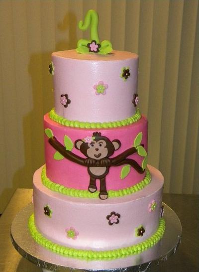 Monkey birthday - Cake by Sonia Serrano