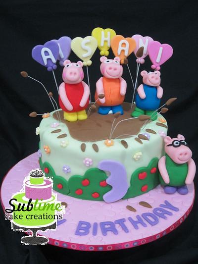 MUDDY PEPPA PIG - Cake by Sublime Cake Creations