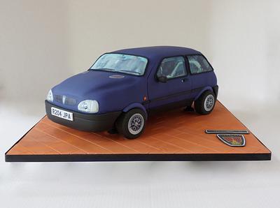 Rover Metro Ascot 3d car cake - Cake by Angel Cake Design