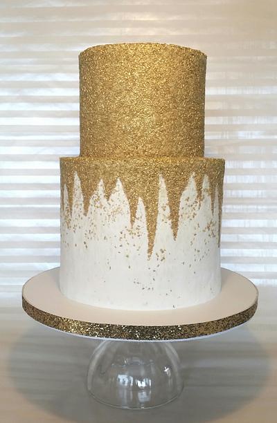 Sweet and Golden 16th Birthday - Cake by Terri Coleman