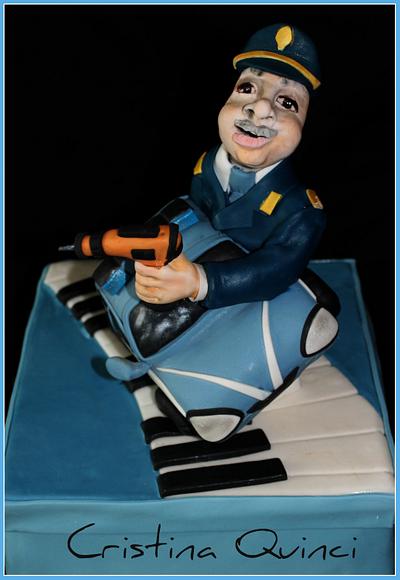Policeman and passions cake - Cake by Cristina Quinci