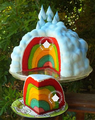 "Somewhere Inside There's A Rainbow" - Cake by Terry