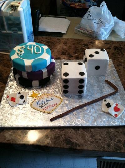 Vegas Birthday Cake - Cake by TastyMemoriesCakes