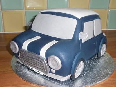 Mini Cooper cake - Cake by Sarah McCool