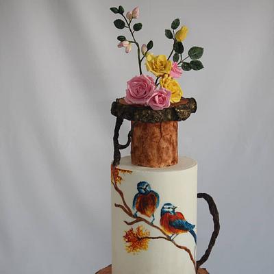 Modern wedding cake - Cake by Sudeshna