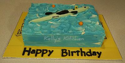 Kayak Cake - Cake by Kelly Stevens