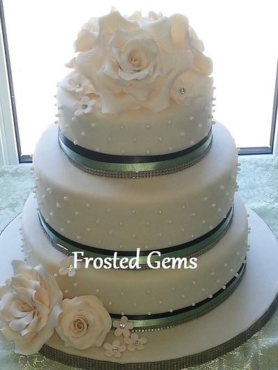 Wedding Cake! - Cake by Frosted Gems