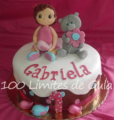 Gabriela's First Birthday - Cake by 100Limites de Gula