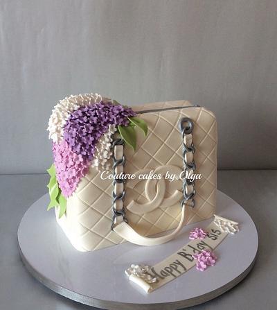 Chanel bag cake - Cake by Couture cakes by Olga