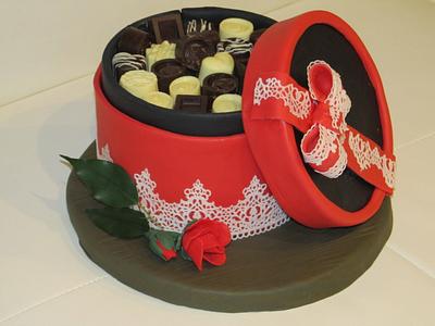 Chocolate box cake - Cake by Nancy Petitfour