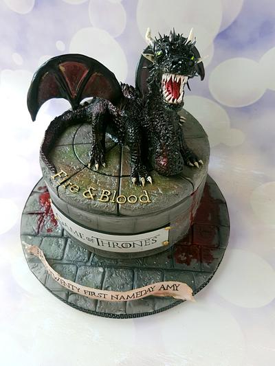 Game of thrones Dragon cake - Cake by Jenny Dowd