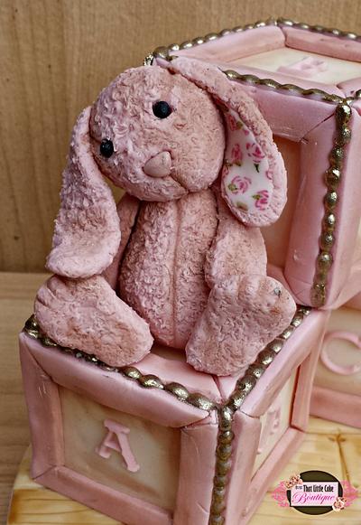 Vintage Bunny Cake Topper - Cake by Jerri