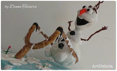 Olaf Cake - Cake by Unique Cake's Boutique