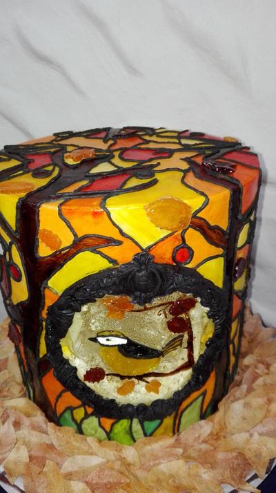 Stained Glass Autumn challenge - Cake by Sabrina Mattia