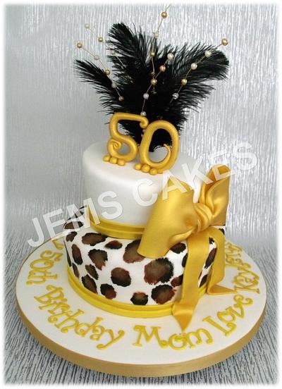 wonky gold bow - Cake by Cakemaker1965