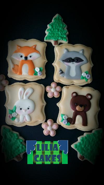 Woodland Cookies! - Cake by LiliaCakes