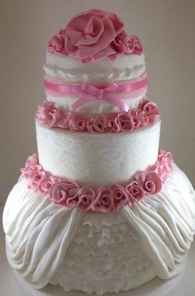 Wedding Cake  - Cake by Cleo C.