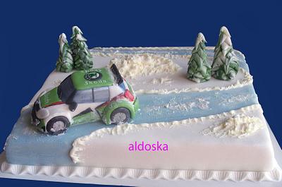 Rally on ice - Cake by Alena