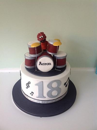 Animal drummer - Cake by Keeley Cakes