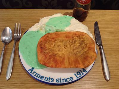 pie and mash cake - Cake by Lilydoodles cupcakes