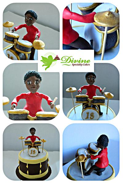 Drummer Body - Cake by Divine Specialty