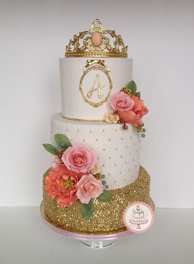 A cake fit for a Princess - Cake by SimplySweetCakes