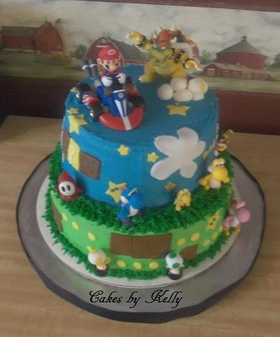 Mario Bros.  - Cake by Kelly Neff,  Cakes by Kelly 