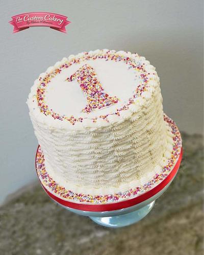 Sprinkle Smash Cake - Cake by The Custom Cakery
