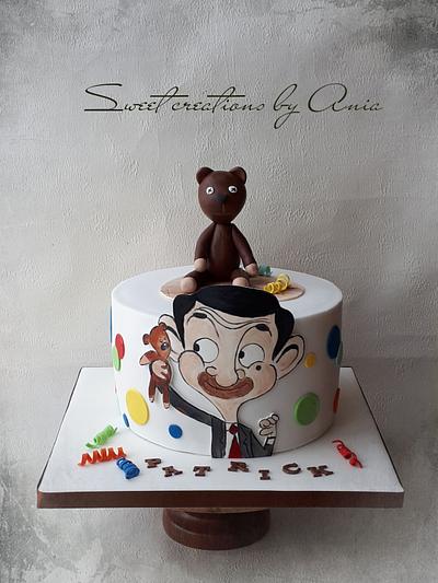 Mr Bean birthday cake - Cake by Ania - Sweet creations by Ania