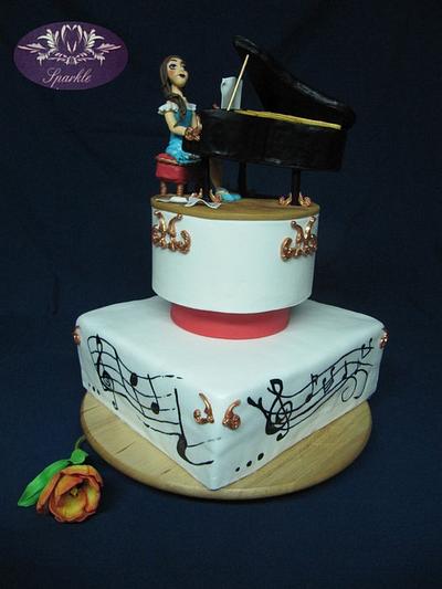 Piano Cake - Cake by Valeria Antipatico